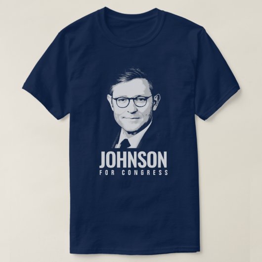 Mike Johnson voor het Congres T-shirt (Design voorkant)