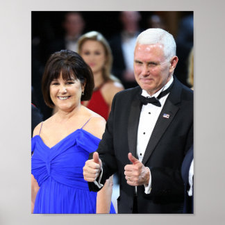 Mike & Karen Pence Poster