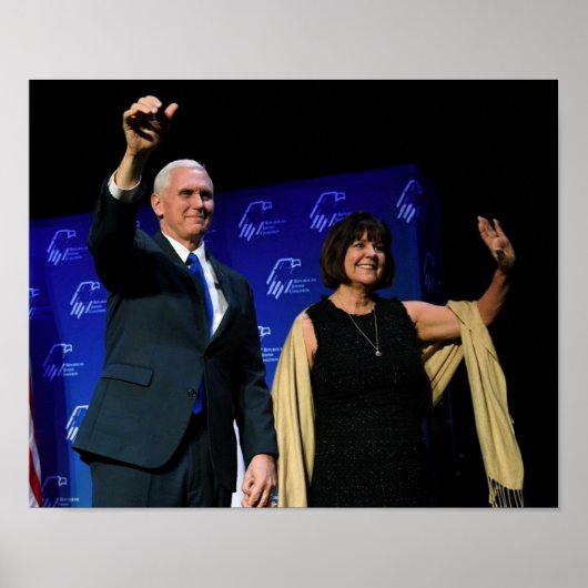 MIKE & KAREN PENCE POSTER (Voorkant)