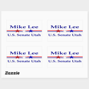 Mike Lee US Senate Utah 2022 Rechthoekige Sticker