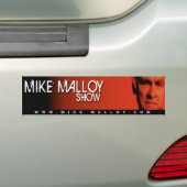 MIKE MALLOY BUMPERSTICKER (Op auto)