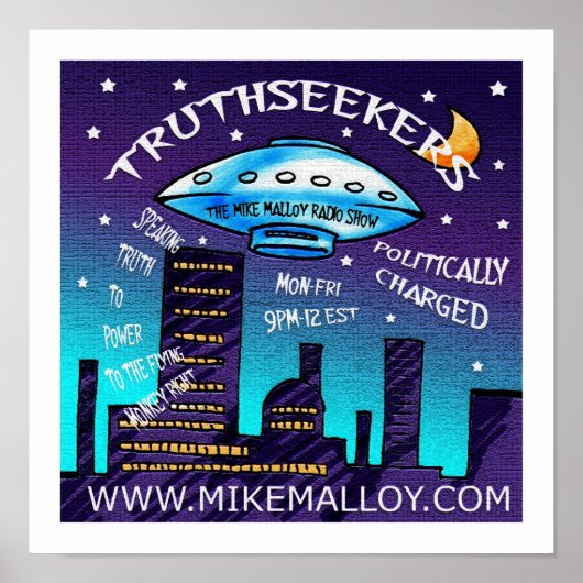 MIKE MALLOY RADIO SHOW POSTER (Devant)