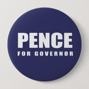 MIKE PENCE-verkiezingstandwielen Ronde Button 4,0 Cm
