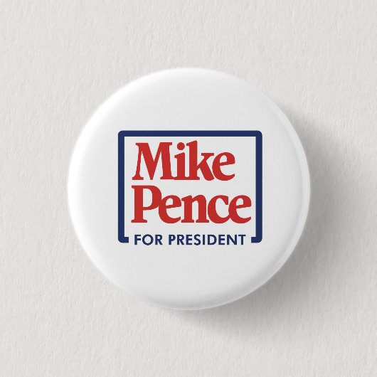 Mike Pence voor President 2024 Ronde Button 3,2 Cm (Voorkant)