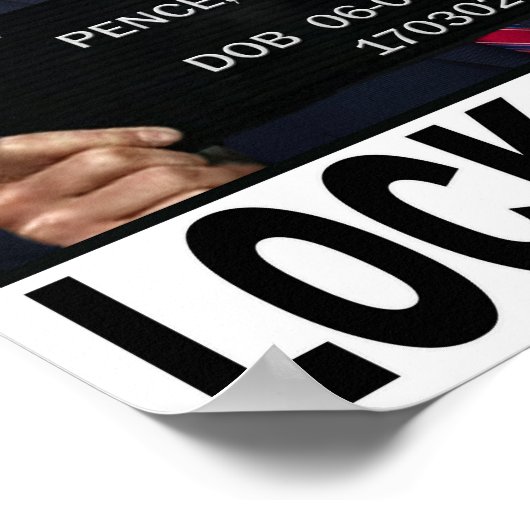 Mike Pence - Zet hem vast Poster (Hoek)