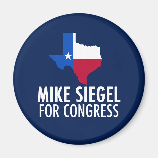Mike Siegel voor het Congres in Texas Magneet (Voorkant)