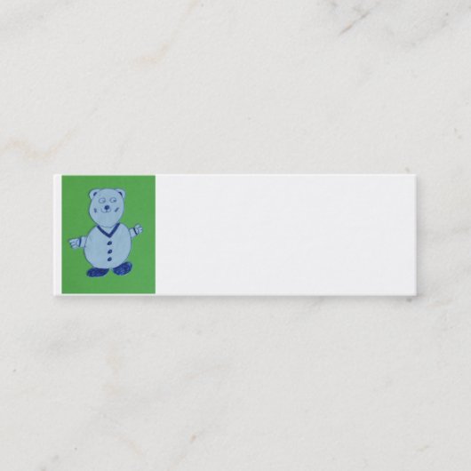 Mike Skinny Carte de visite, 7,6 cm x 2,5 cm, (Devant)