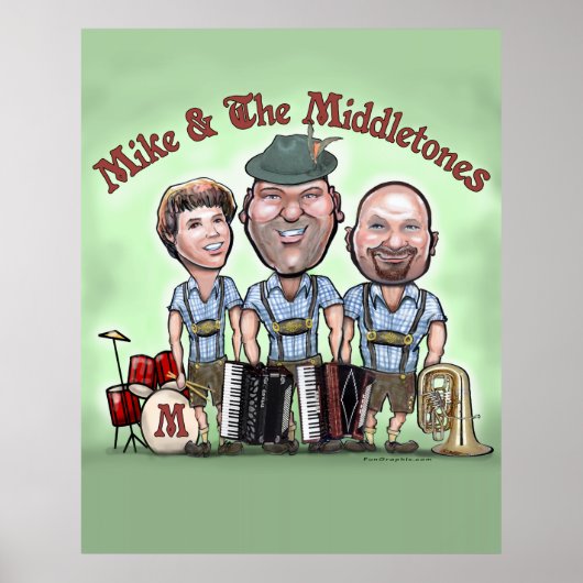 Mike & The Middletones Poster (Voorkant)
