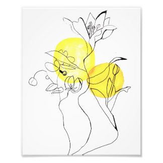 Mike's Flowers Print Foto Afdruk