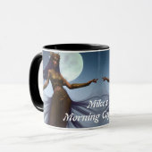 Mike's Morning Cafeïne Gepersonaliseerde  Mok (Voorkant links)