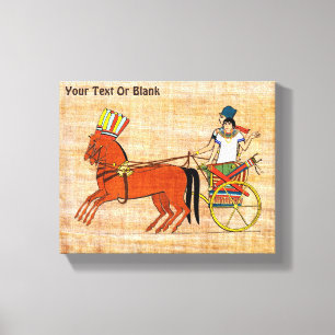 Miketz - Joseph's Chariot Canvas Afdruk