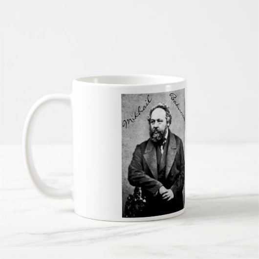 Mikhail Bakunin Anarchist Coffee Mok (Links)