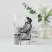 Mikhail Glinka, 1853 Briefkaart (Staand voorkant)