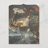 Mikhail Vrubel - Vlucht van Faust en Mephisto Briefkaart (Voorkant)