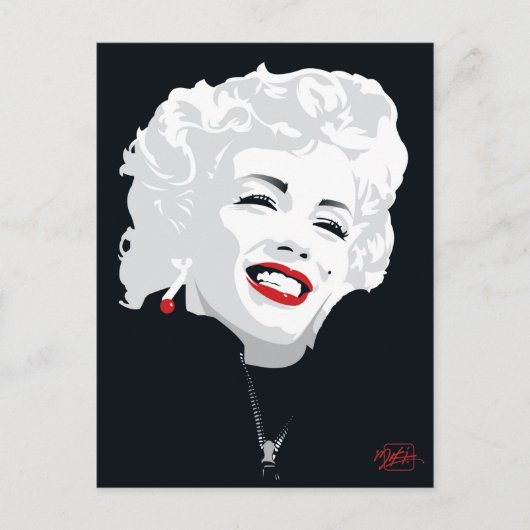 Miki Marilyn Briefkaart (Voorkant)