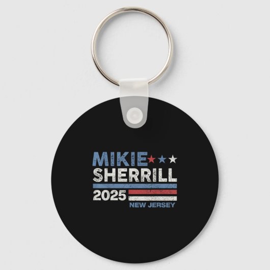 Mikie Sherrill New Jersey Governor 2025 Election D Sleutelhanger (Voorkant)