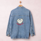Mikitez santaclaus baard ontbijtkoek denim jacket (Hangar)