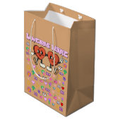 Mikitiez aangepaste valentijn grappige lovebug sof medium cadeauzakje (Achterkant Gekanteld)