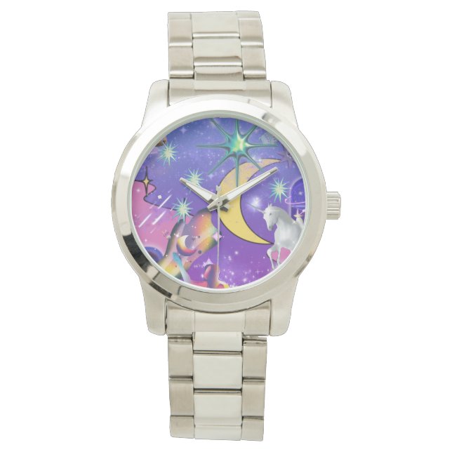 Mikitiez aquarius galaxy zomerbier horloge (Voorkant)