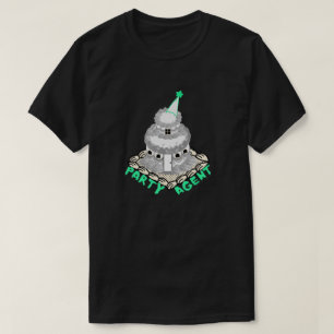 Mikitiez bedrijfsfeest agent vuurwerk klaar t-shirt