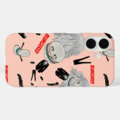 Mikitiez blonde haarvlek roze blauw pak stropdas Case-Mate iPhone case (Achterkant (horizontaal))