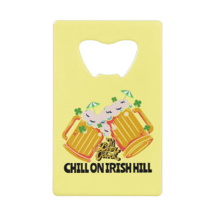 Mikitiez groen geluk Saint Patrick's Day Ierse bie Kredietkaart Flessenopener