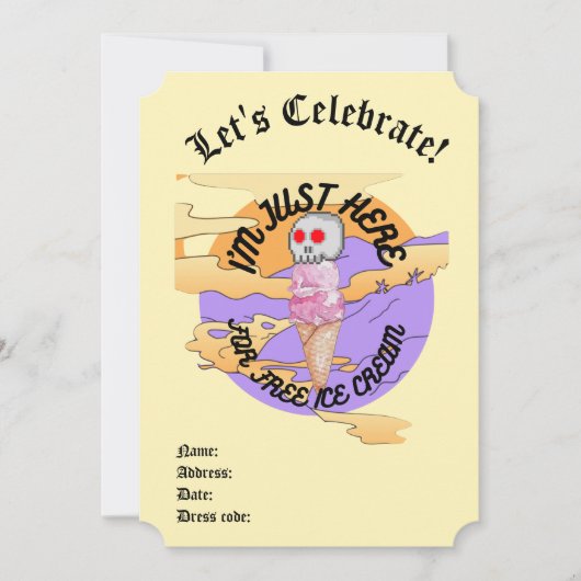 Mikitiez icecream partij Mok specialiteit Kaart (Voorkant)