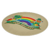 Mikitiez Ierse klaver groen st.patrick's dag geluk Snijplank (Hoek)