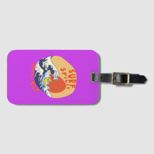 Mikitiez japanesewave zomer surf animemanga bagagelabel