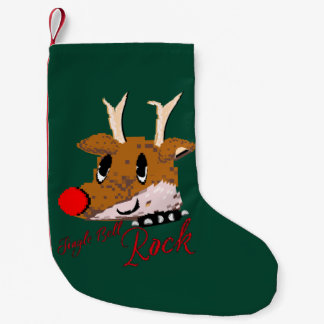 Mikitiez jinglebellrock punk gothmas reindeer kleine kerstsok