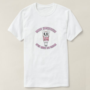 Mikitiez katoenwatten ijs hete dag zonnig t-shirt