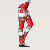 Mikitiez kerst santa snowboard crew pinguïn leggings (Rechts)