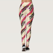 Mikitiez Kerstspel  vader elf santaclaus Leggings (Achterkant)