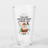 Mikitiez koekjes santaclaus kerst nieuwjaar glas (Voorkant)