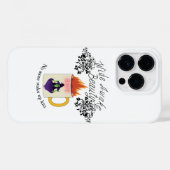 Mikitiez koffie halloween heks schoonheid prinses Case-Mate iPhone case (Achterkant (horizontaal))
