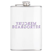 Mikitiez lavendel kwik retrograde galaxy astro heupfles (Voorkant)