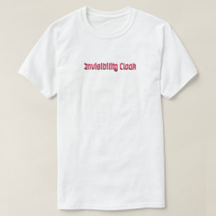 Mikitiez onzichtbaarheid mantel vervagen magische t-shirt