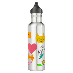 Mikitiez origami kanker zomer juweel dier kat waterfles 