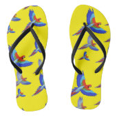 Mikitiez parrot hawaii zommersunset strand spring teenslippers (Voetbed)