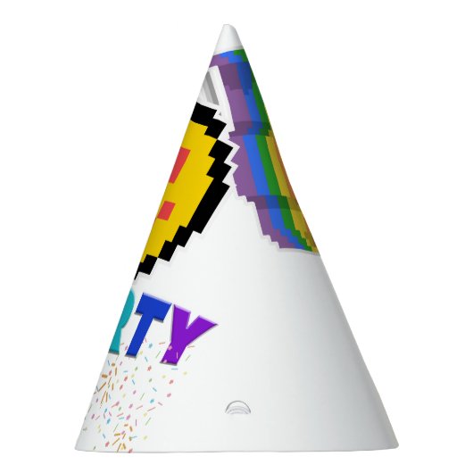 Mikitiez PE Olympische Spelen donut regenboog spor Feesthoedjes (Rechts)