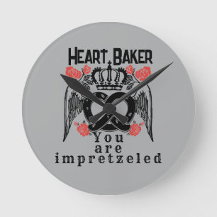 Mikitiez pretzel broodbakker koningin ronde klok