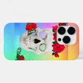 Mikitiez roos baroqueart regenboogsteen Case-Mate iPhone case (Achterkant (horizontaal))