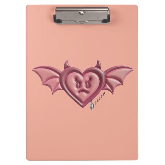 Mikitiez roos baroqueart regenboogsteen klembord (Voorkant)