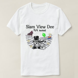 Mikitiez siam paviljoen lotus siamnese Thailand T-shirt
