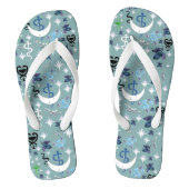 Mikitiez slangenmens tovenaar heks magie teenslippers (Voetbed)