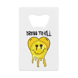 Mikitiez smelten geel hart glimlach vriendschap kredietkaart flessenopener