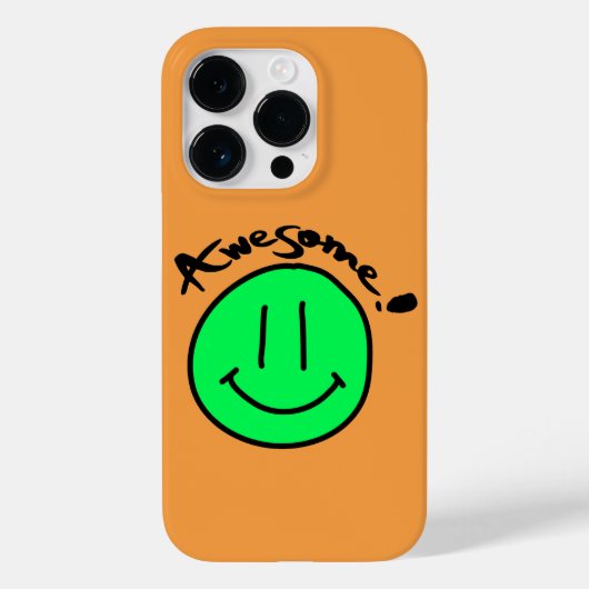 Mikitiez smiley ziet de zomerlente Case-Mate iPhone case (Achterkant)