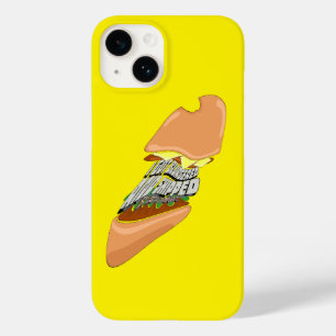 Mikitiez space dolly skull burger chips frans Case-Mate iPhone 14 hoesje