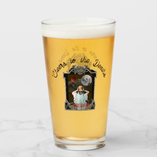 Mikitiez spooky vibes  gothic halloween glas (Voorkant gevuld)