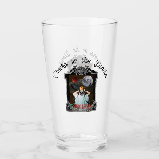Mikitiez spooky vibes gothic halloween glas (Voorkant)